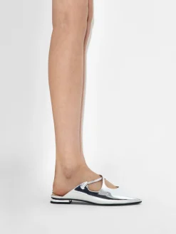 Crossover Mules - Silver