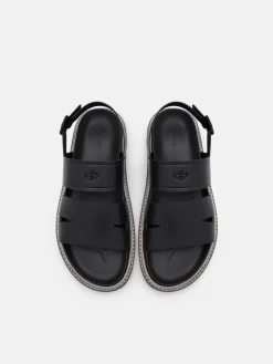 Cutler Backstrap Sandals - Black