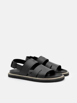 Cutler Backstrap Sandals - Black