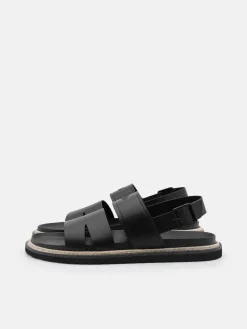 Cutler Backstrap Sandals - Black