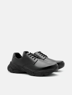 Cyclone Derby Shoes - Black