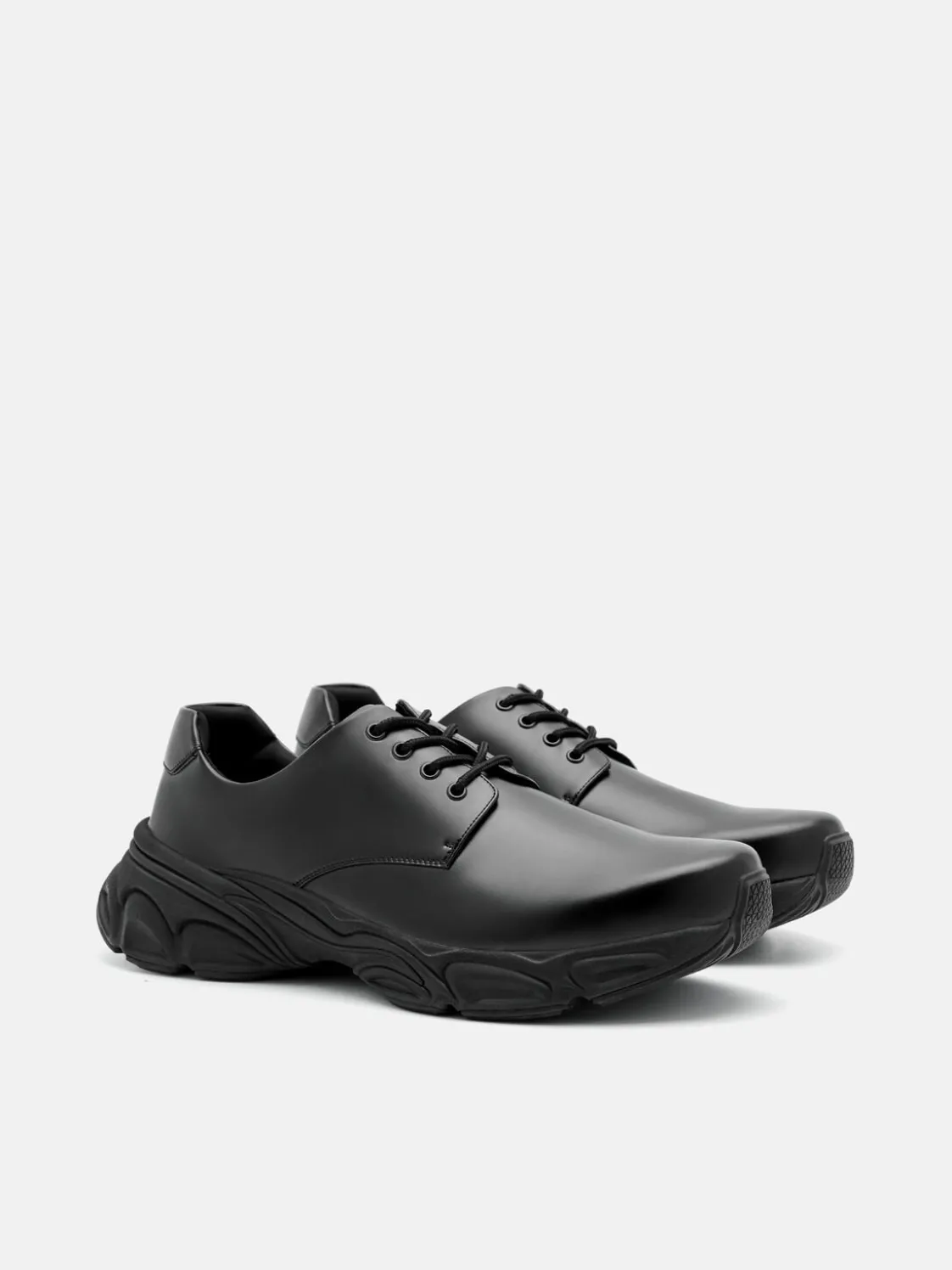 Cyclone Derby Shoes - Black