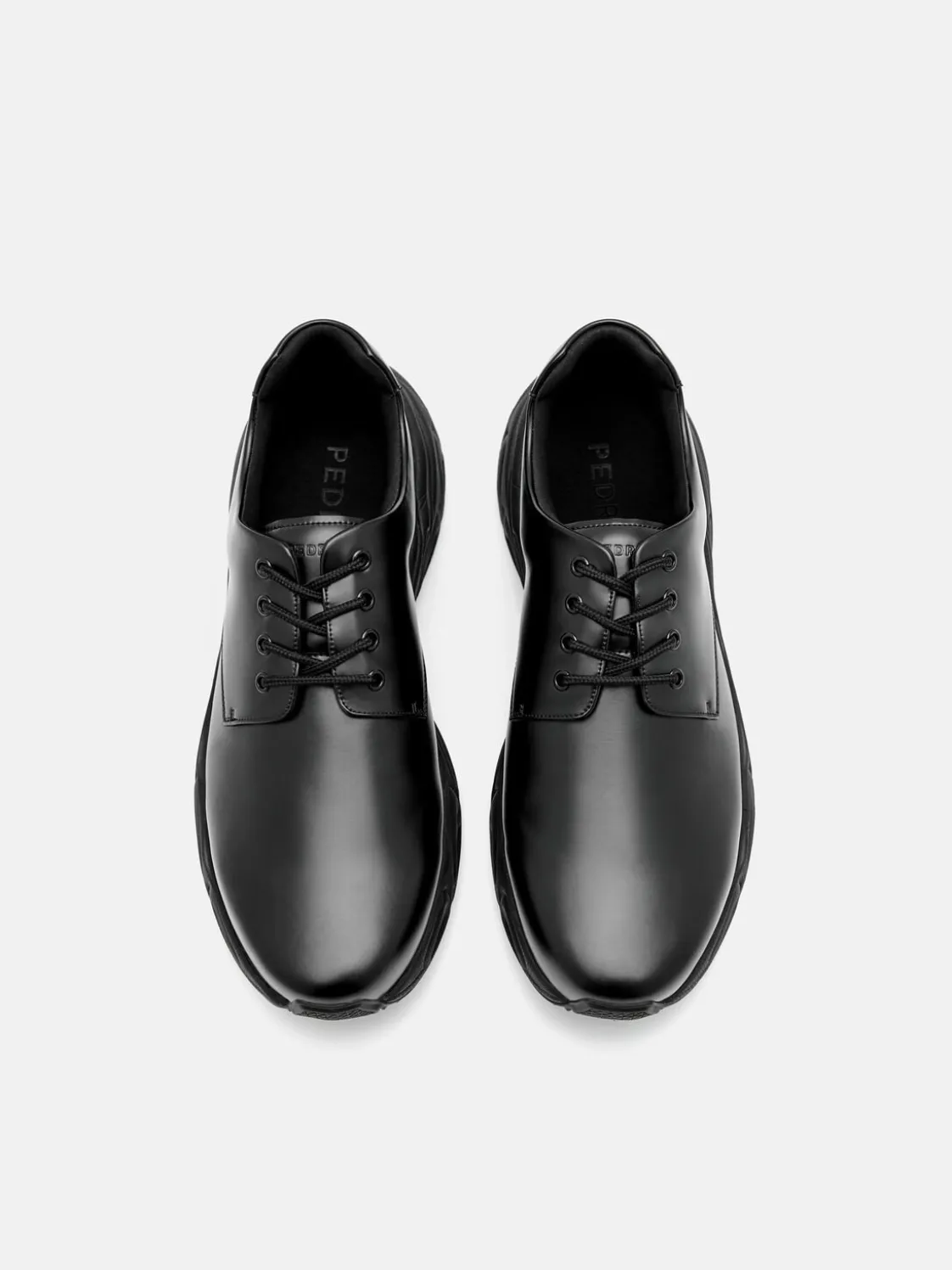 Cyclone Derby Shoes - Black