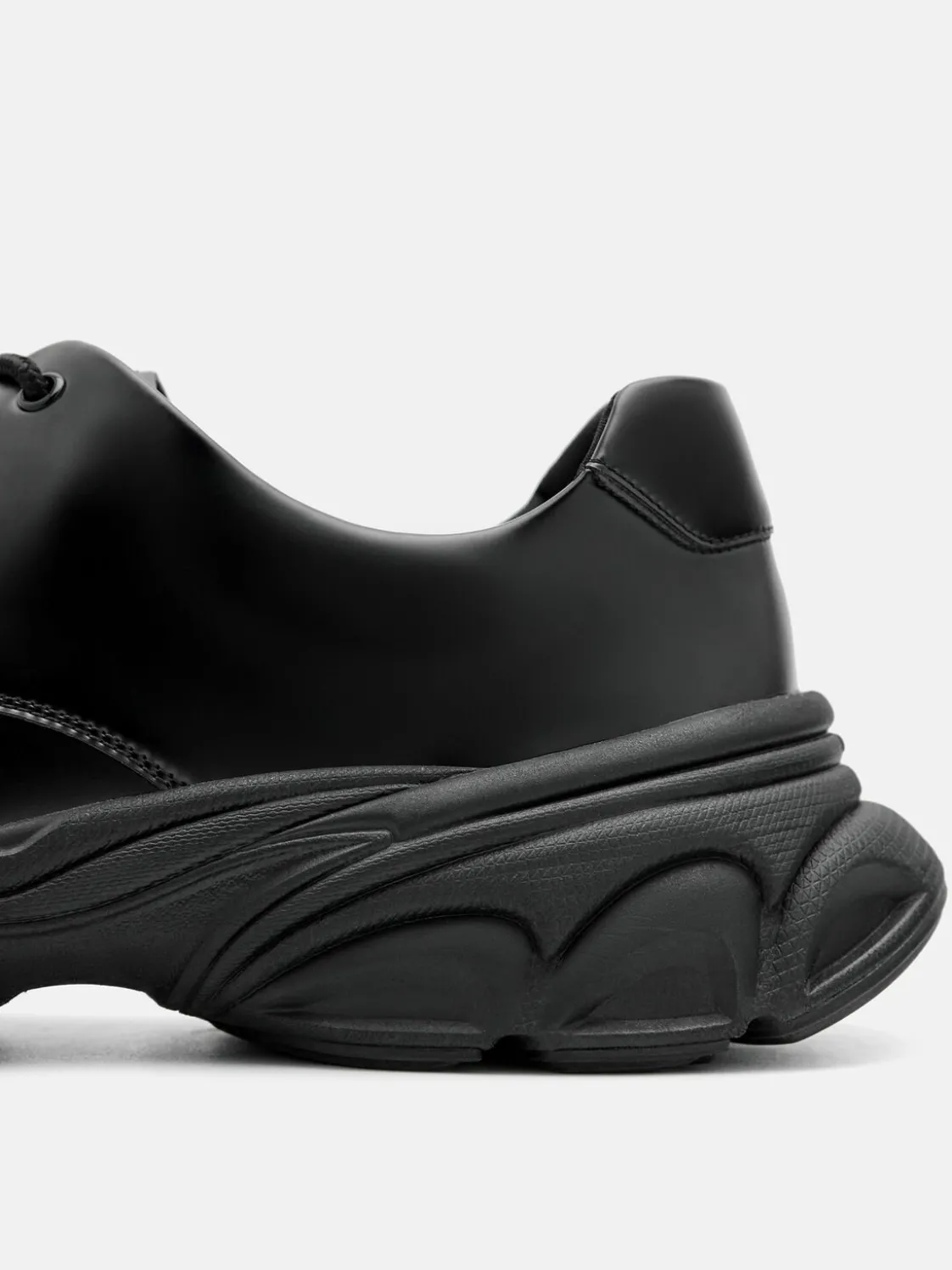Cyclone Derby Shoes - Black