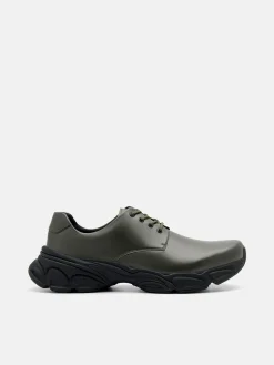 Cyclone Derby Shoes - Military Green