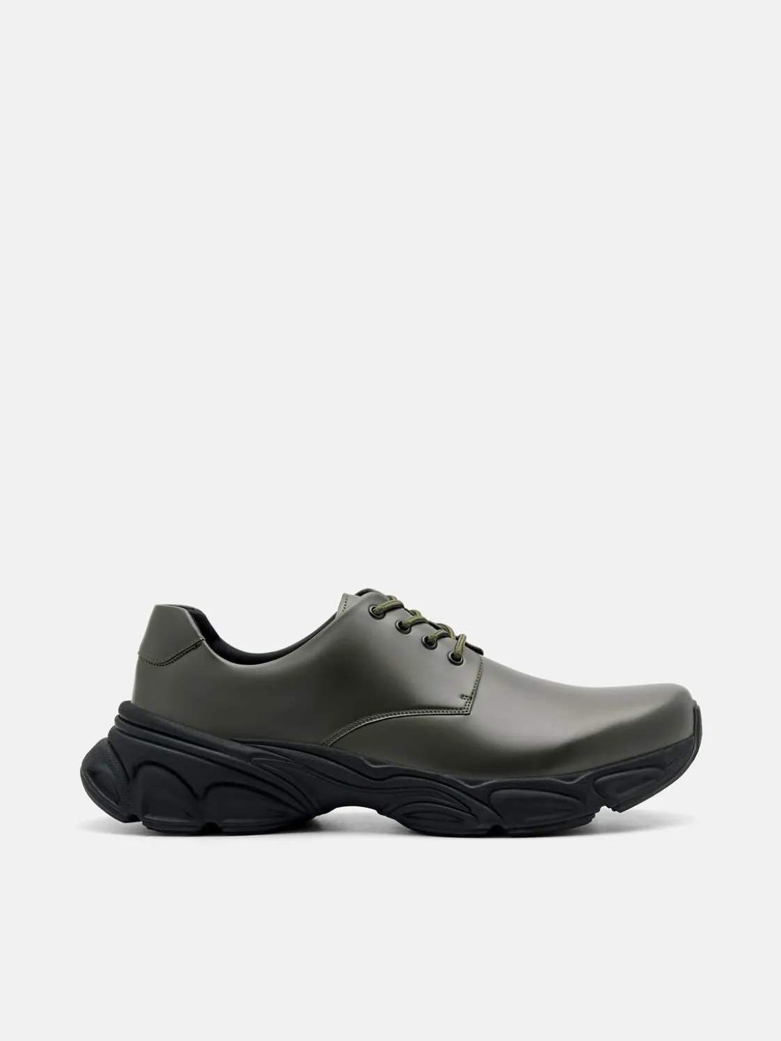 Cyclone Derby Shoes - Military Green