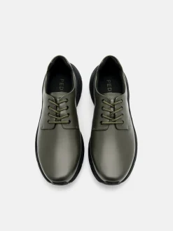 Cyclone Derby Shoes - Military Green