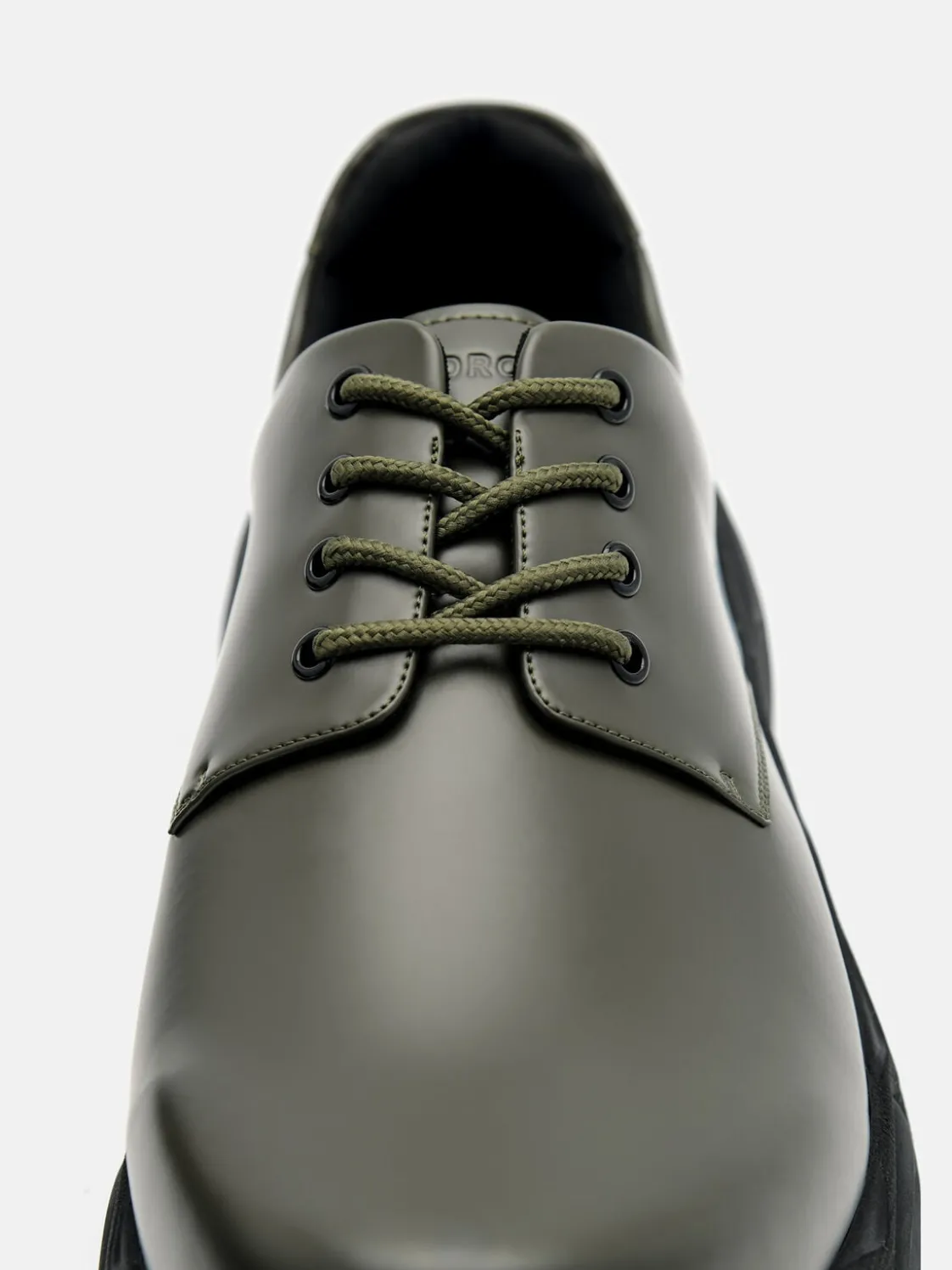 Cyclone Derby Shoes - Military Green