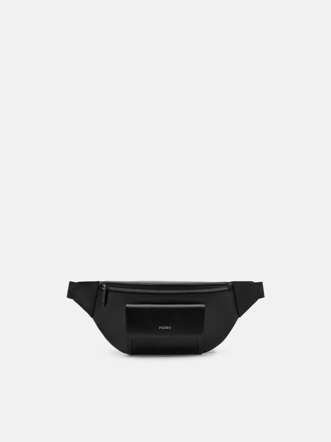 Cyrus Leather Belt Bag - Black
