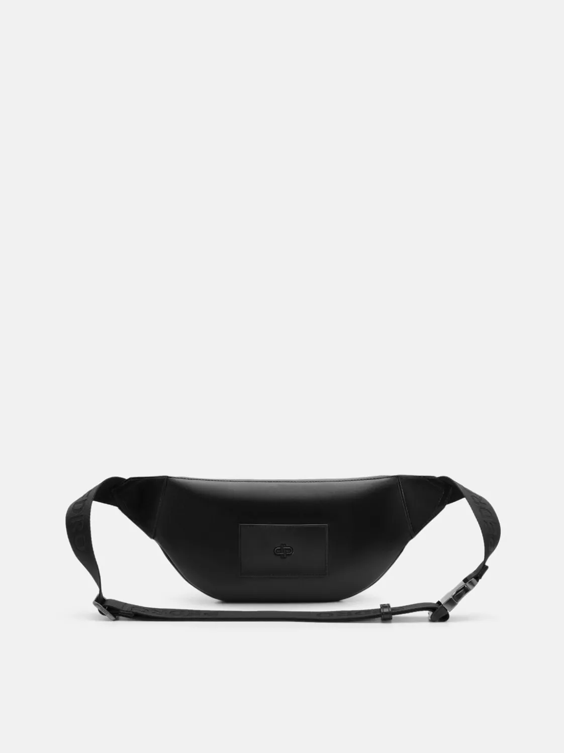 Cyrus Leather Belt Bag - Black