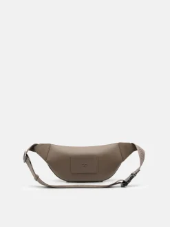 Cyrus Leather Belt Bag - Dark Taupe