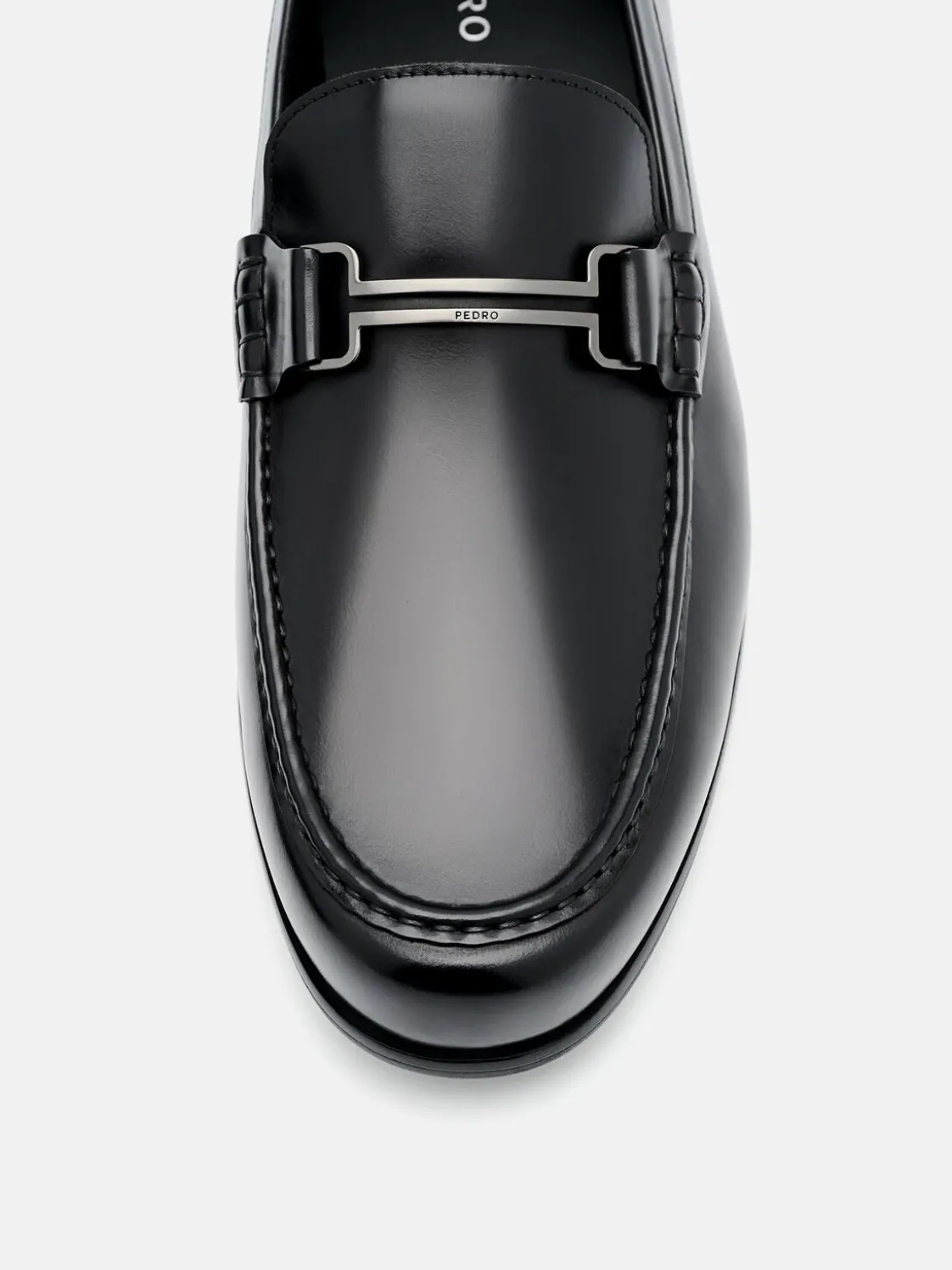Dale Leather Horsebit Loafers - Black