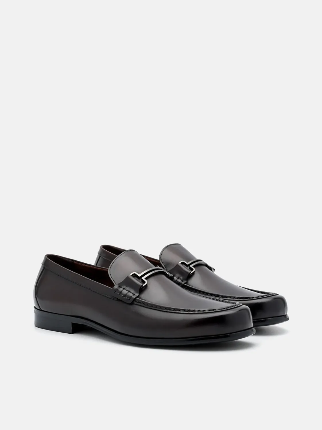 Dale Leather Horsebit Loafers - Dark Brown