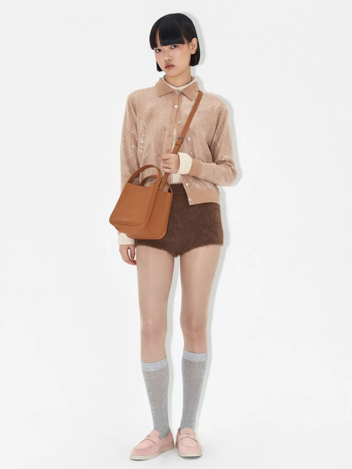 Dana Bucket Bag - Cognac