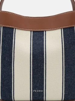 Dana Leather Bucket Bag - Multi Fabric