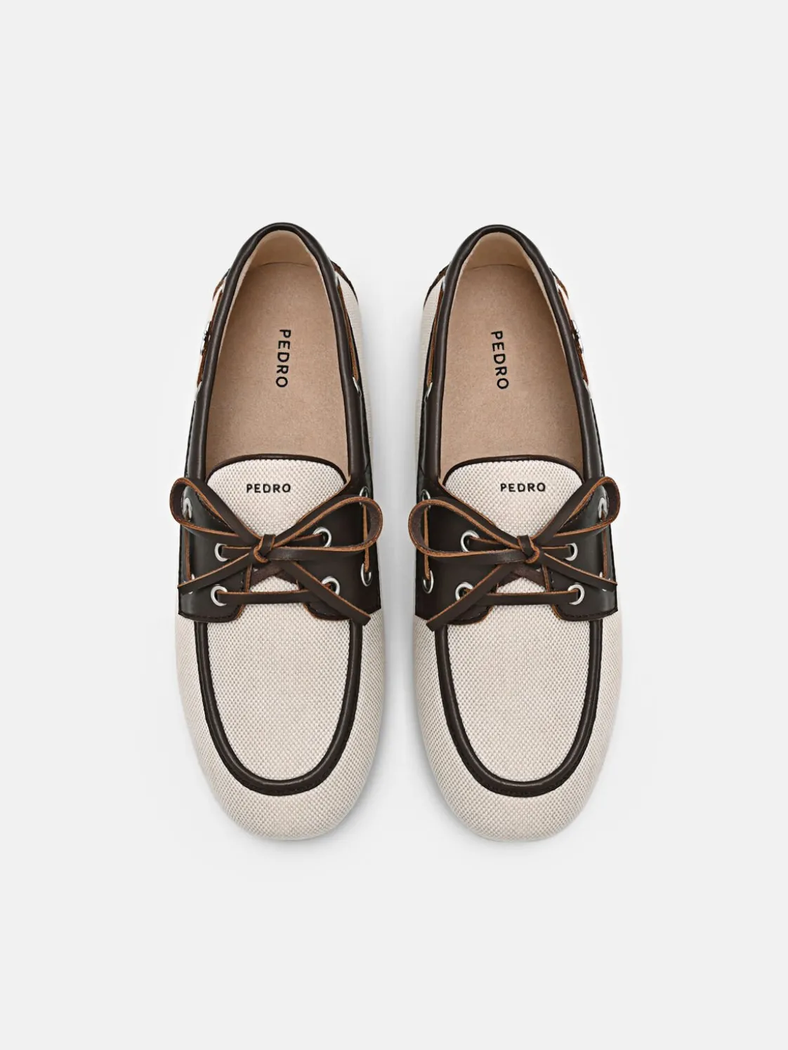 Dee Canvas Boat Shoes - Brown Canvas