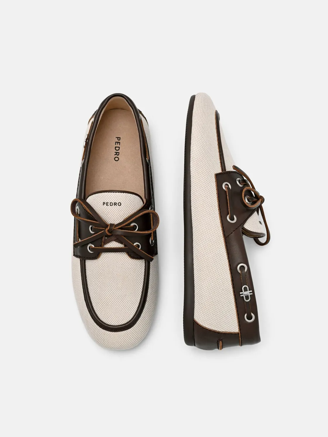 Dee Canvas Boat Shoes - Brown Canvas