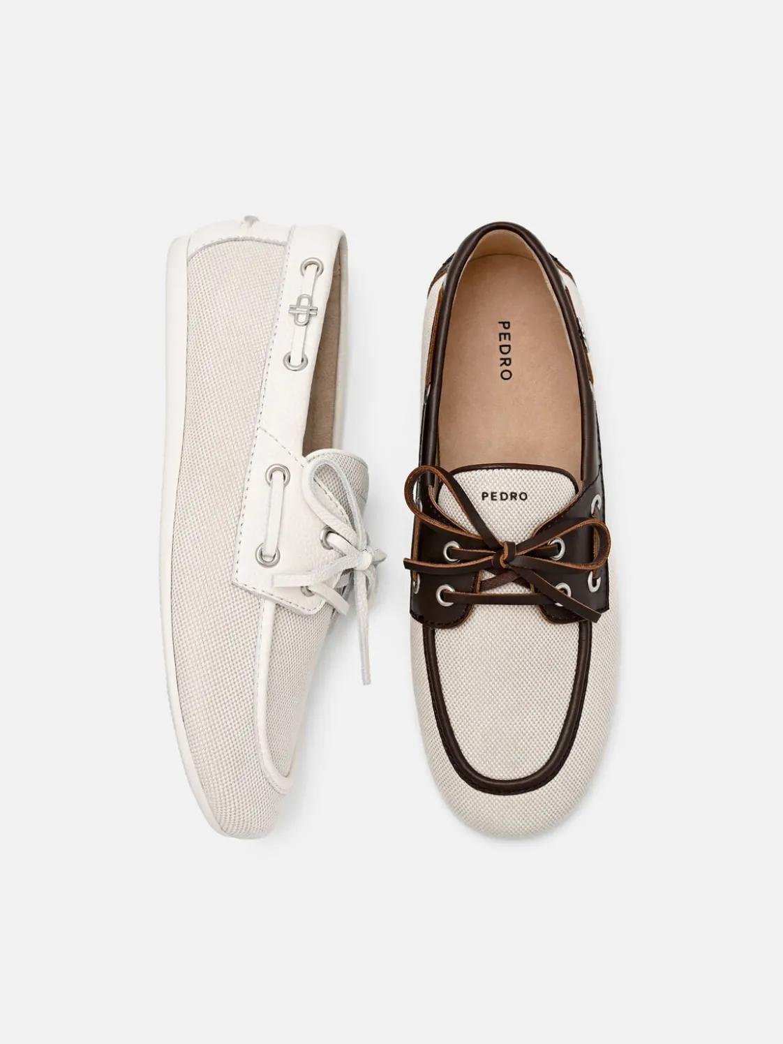 Dee Canvas Boat Shoes - Brown Canvas
