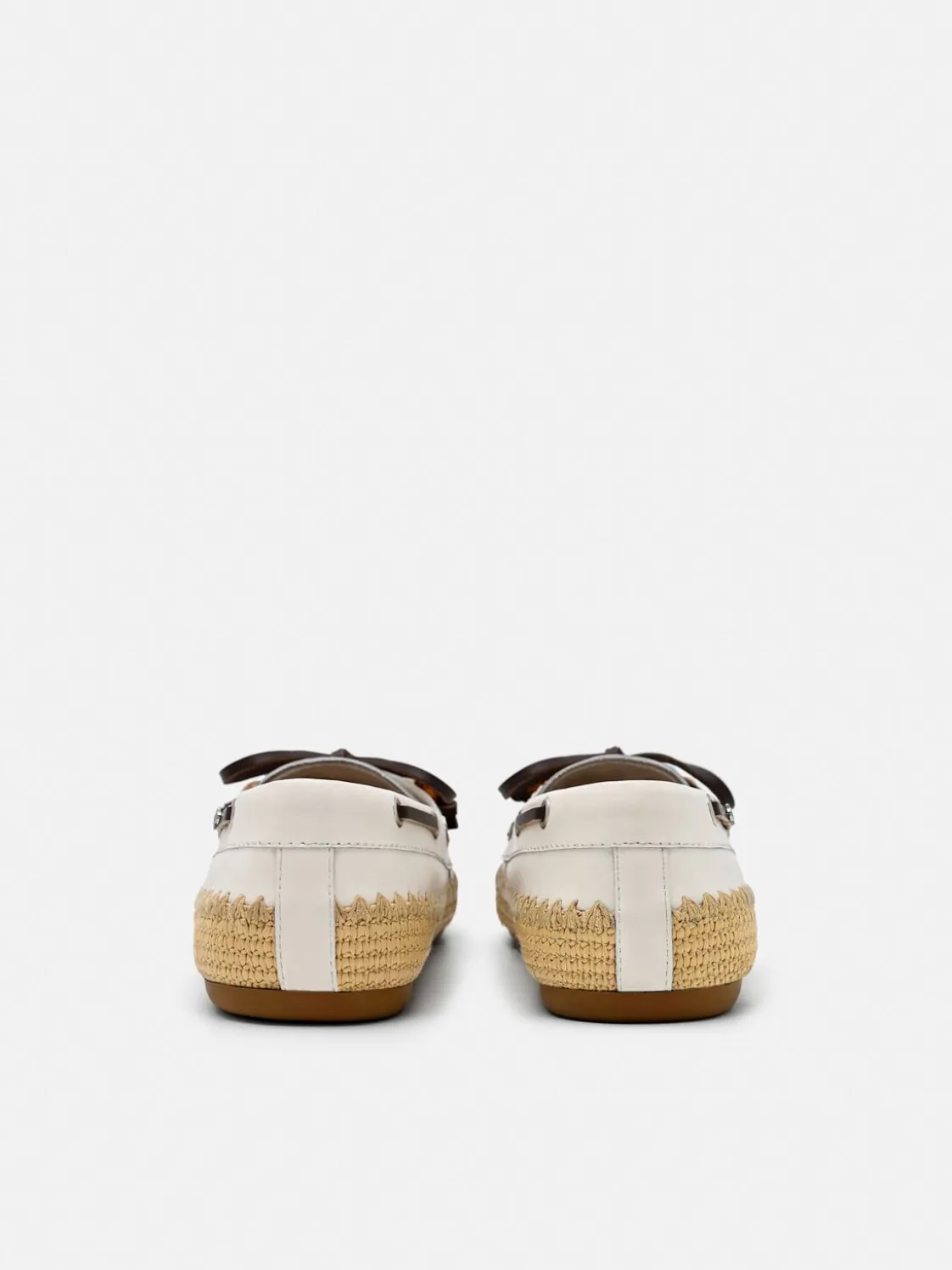 Dee Leather Boat Shoes - Chalk