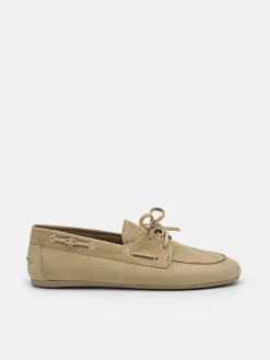 Dee Leather Boat Shoes - Sand