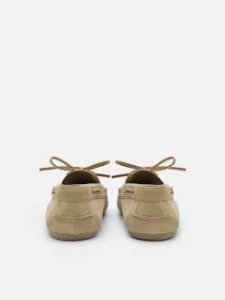 Dee Leather Boat Shoes - Sand
