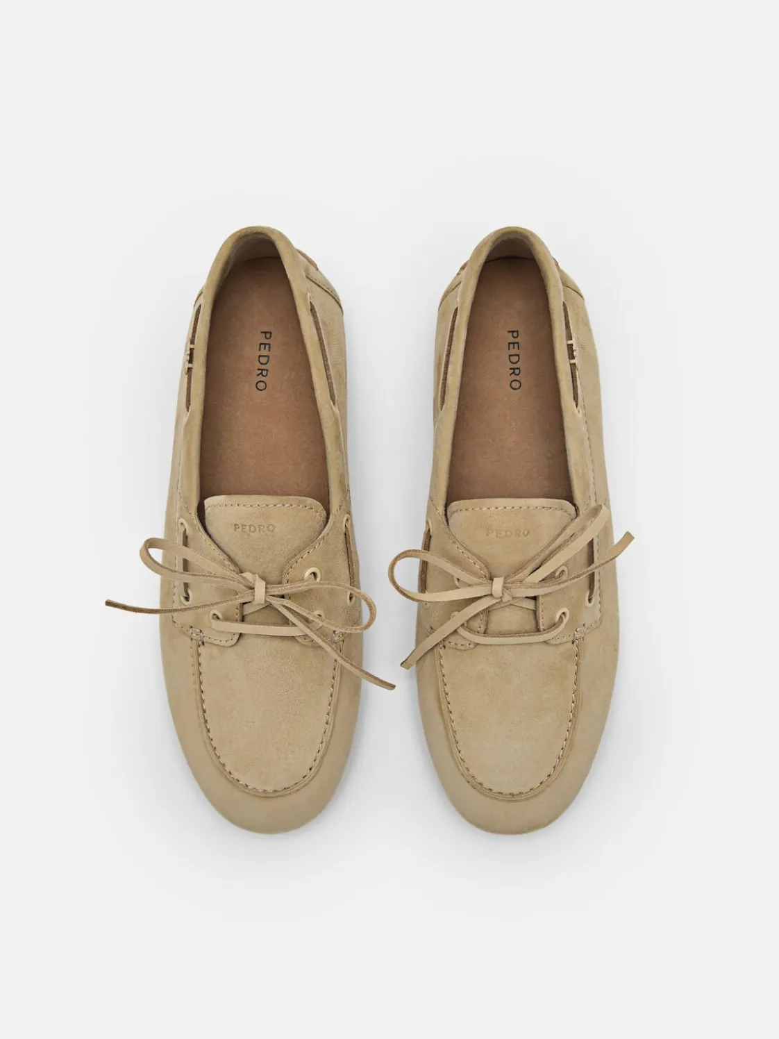 Dee Leather Boat Shoes - Sand
