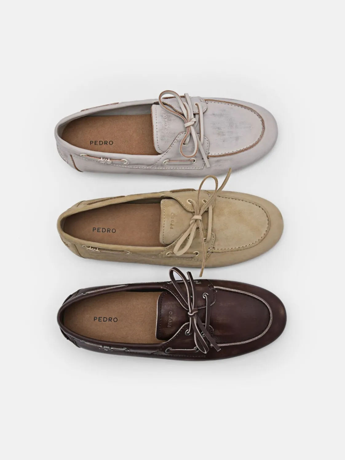 Dee Leather Boat Shoes - Sand