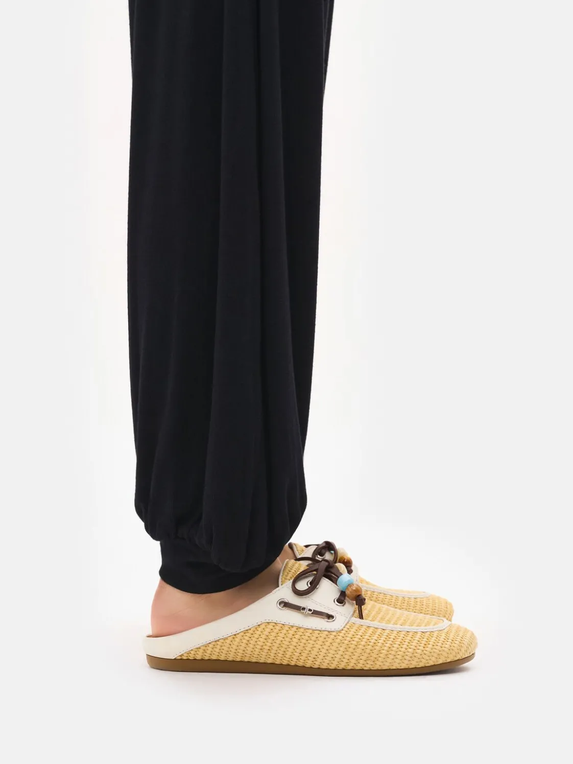 Dee Raffia Mules - Natural Raffia