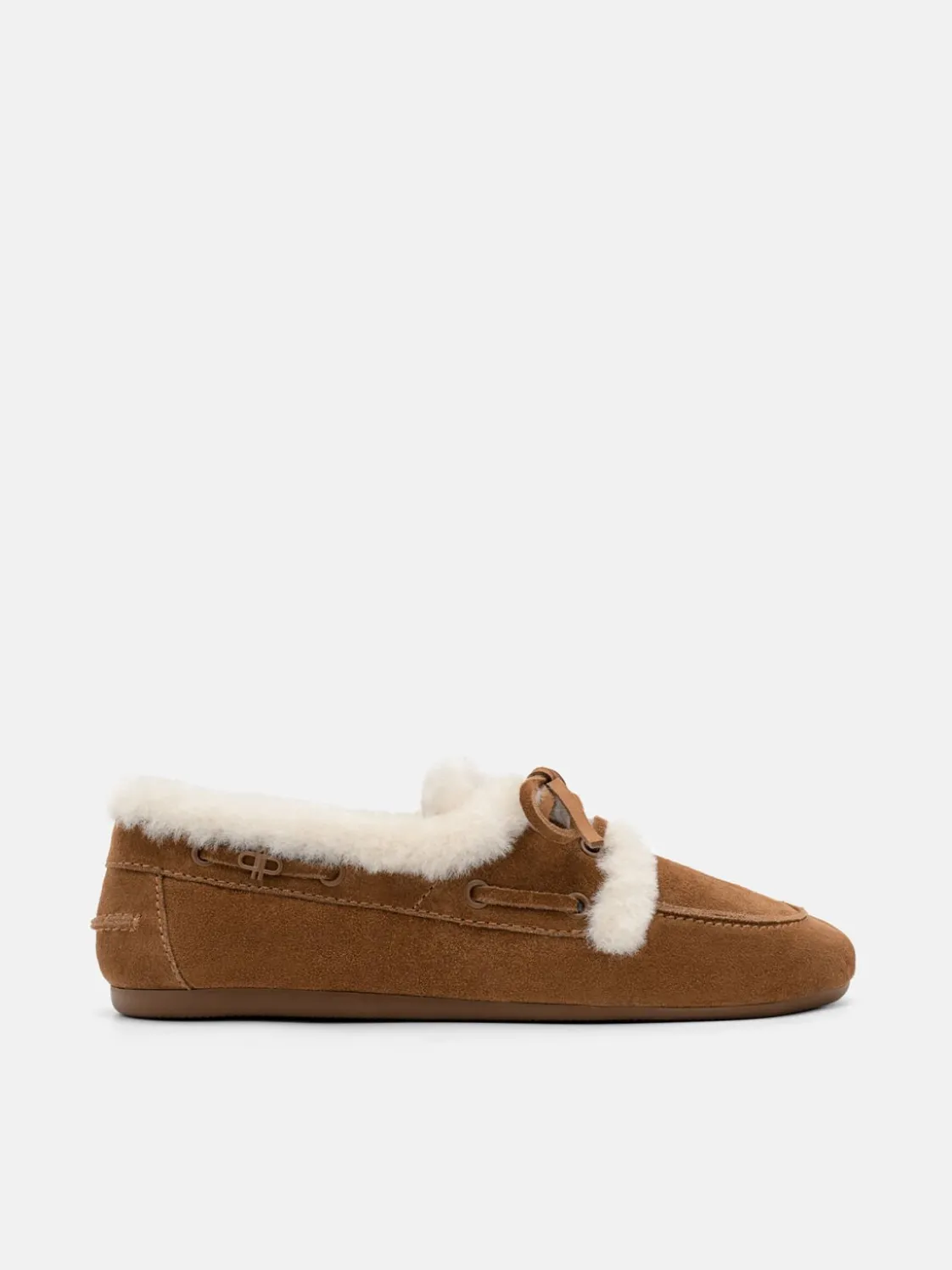 Dee Suede Boat Shoes - Cognac