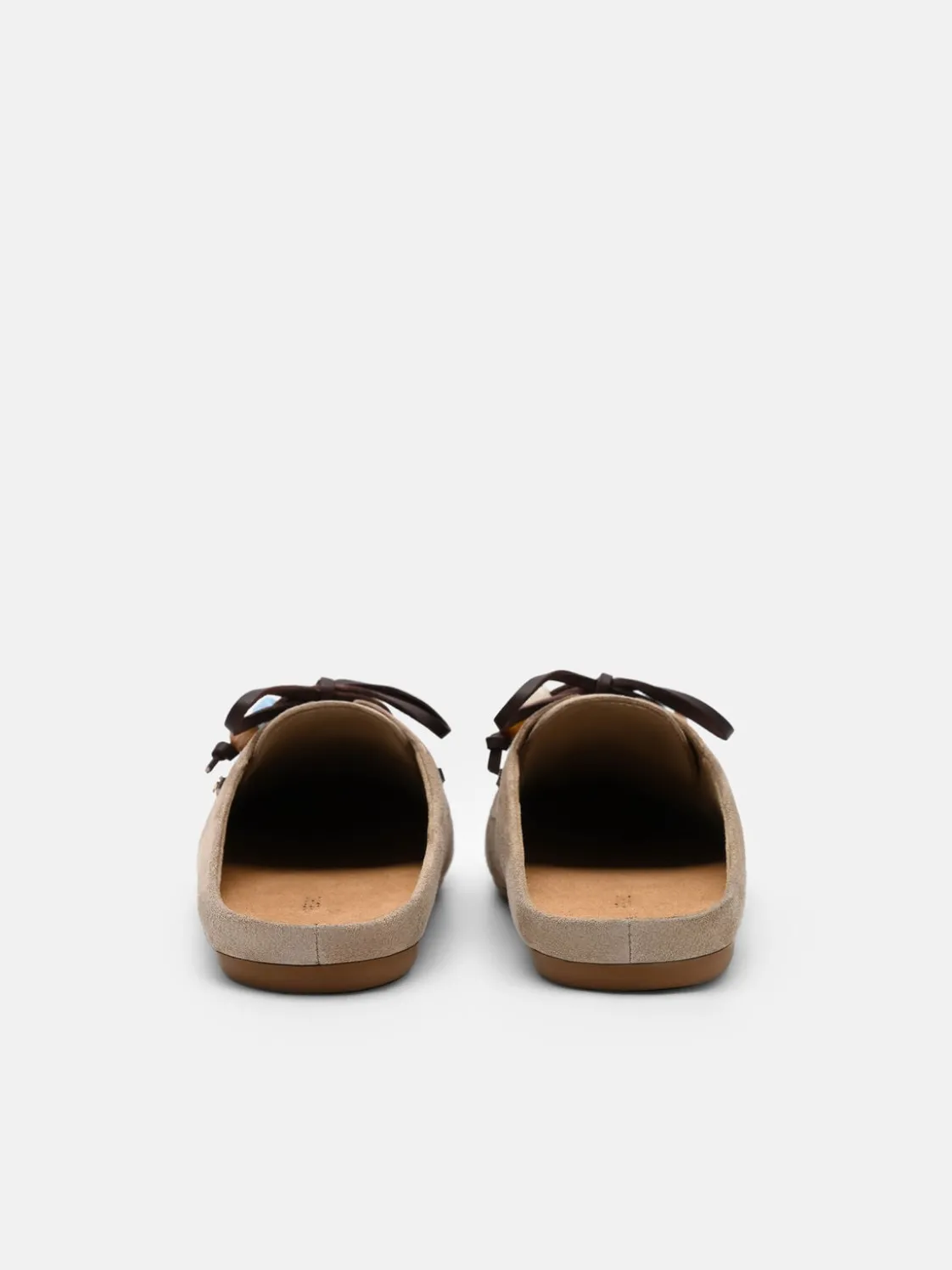 Dee Suede Mules - Sand Suede