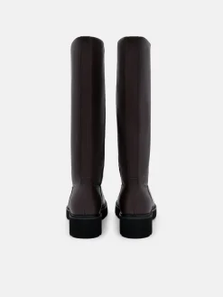 Dessa Knee Boots - Dark Brown