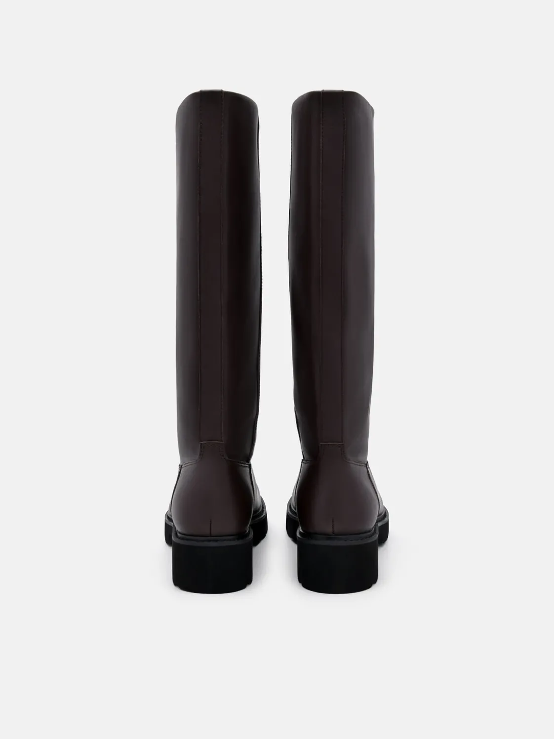 Dessa Knee Boots - Dark Brown