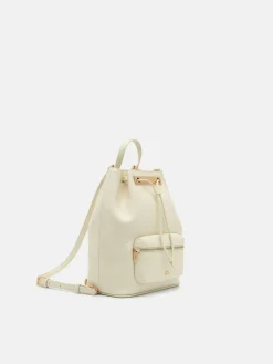 Drawstring Backpack - Chalk