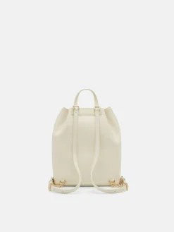 Drawstring Backpack - Chalk