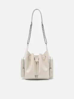 Drawstring Bucket Bag - Chalk