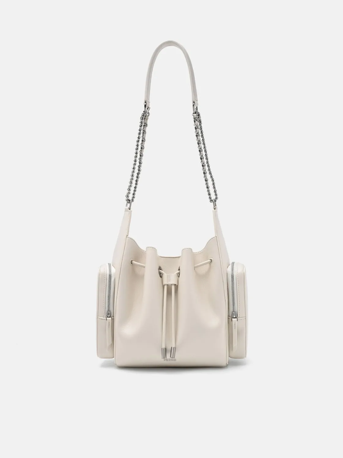 Drawstring Bucket Bag - Chalk