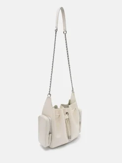 Drawstring Bucket Bag - Chalk