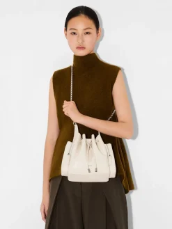 Drawstring Bucket Bag - Chalk