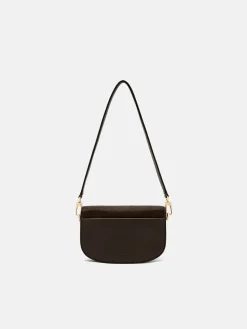 Duet Ponyhair Shoulder Bag - Dark Brown Pony