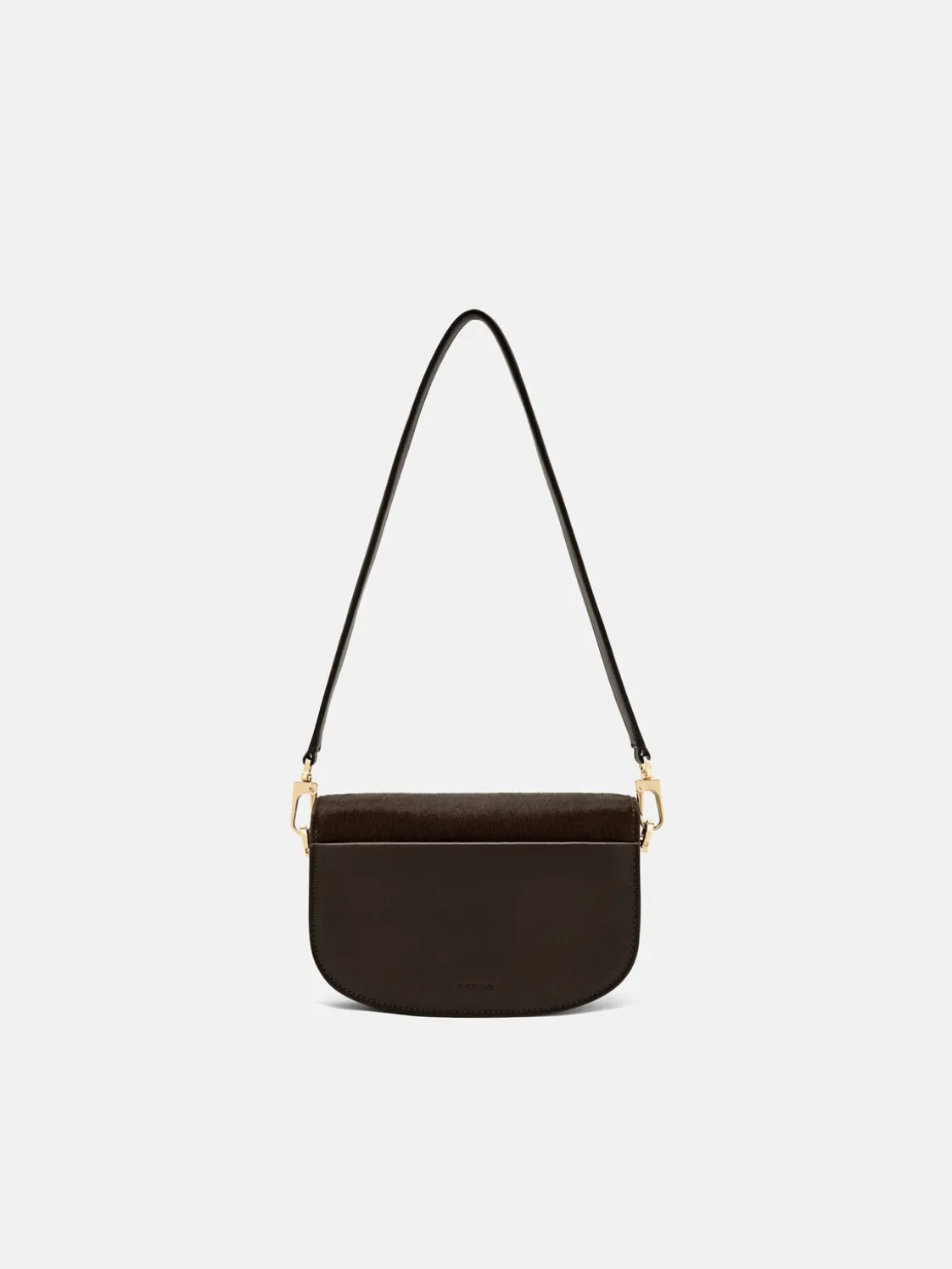 Duet Ponyhair Shoulder Bag - Dark Brown Pony