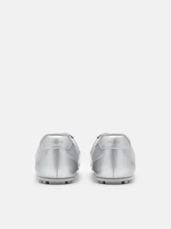 Eclipse Satin Sneakers - Silver