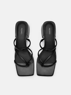 Effie Heel Sandals - Black
