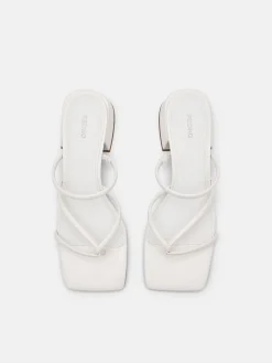 Effie Heel Sandals - Chalk