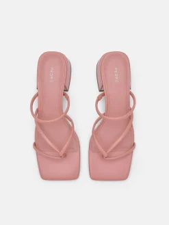 Effie Heel Sandals - Pink