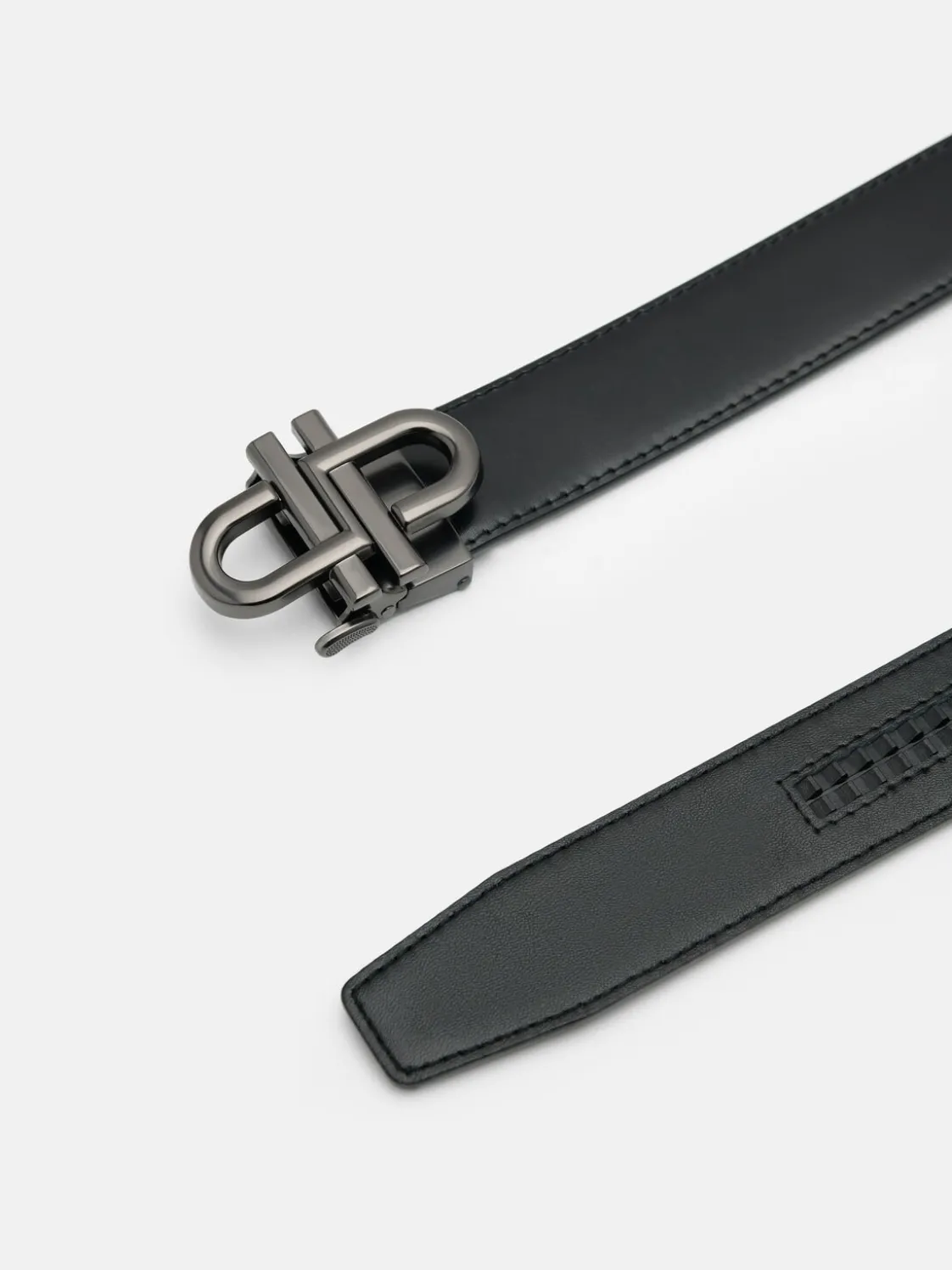 Embossed Automatic Belt - Black