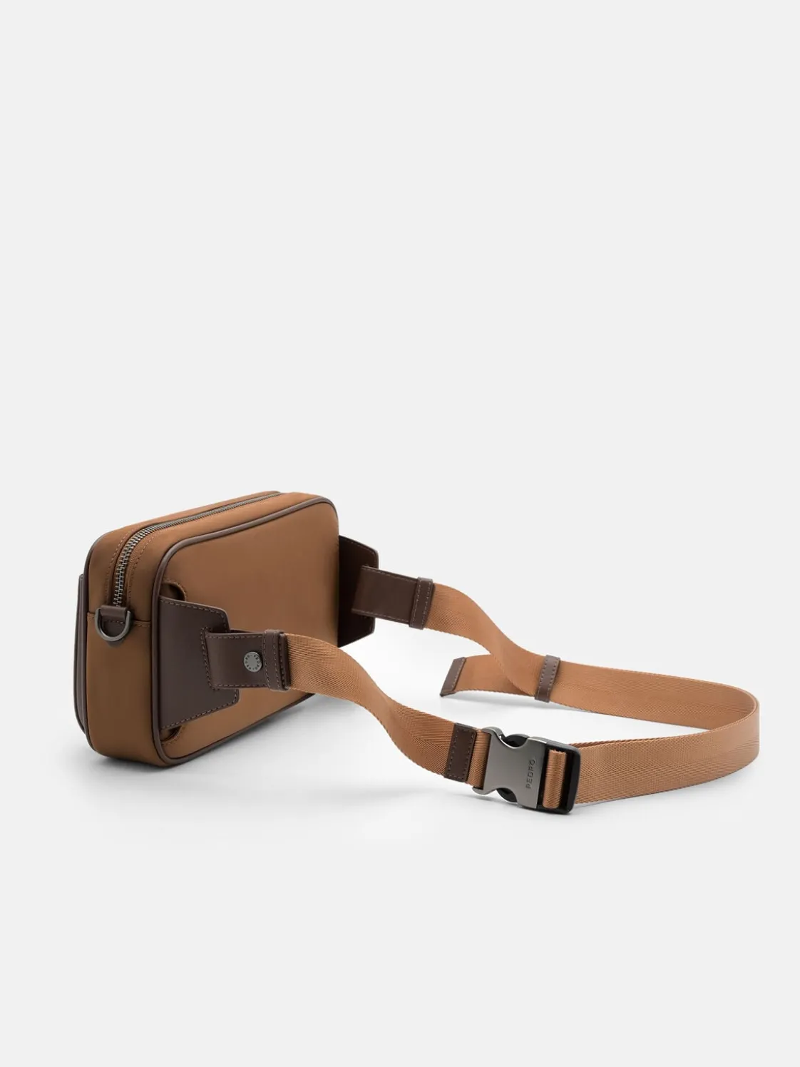Evans Sling Pouch - Cognac Nylon