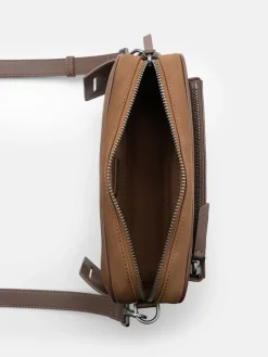 Evans Sling Pouch - Cognac Nylon