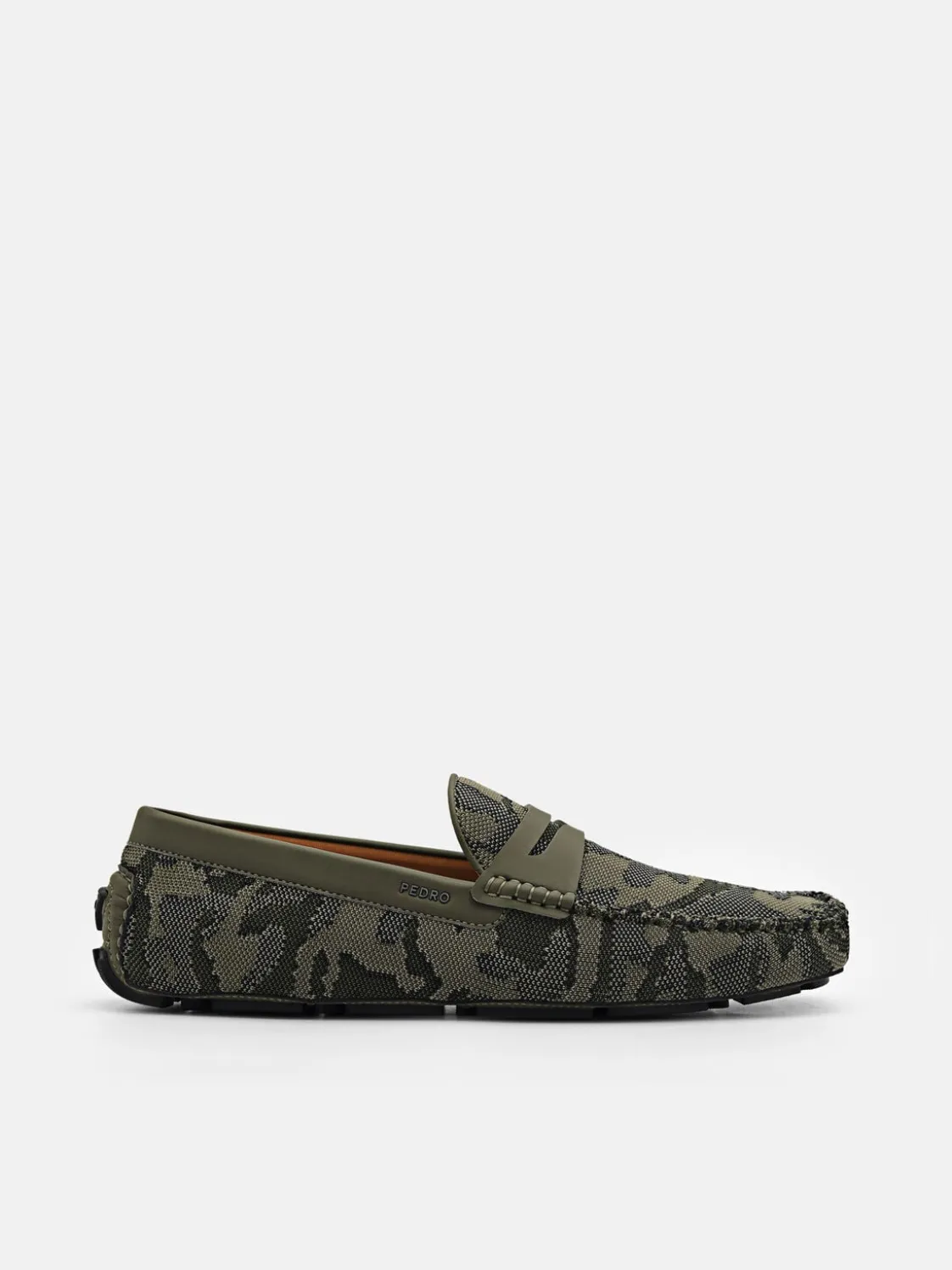 Fabric Penny Driving Shoes - Multi