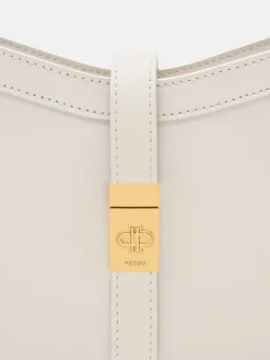 Farida Leather Shoulder Bag - Chalk