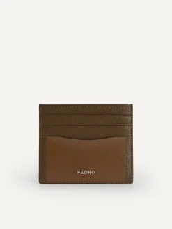 Full-Grain Leather Cardholder - Dark Brown